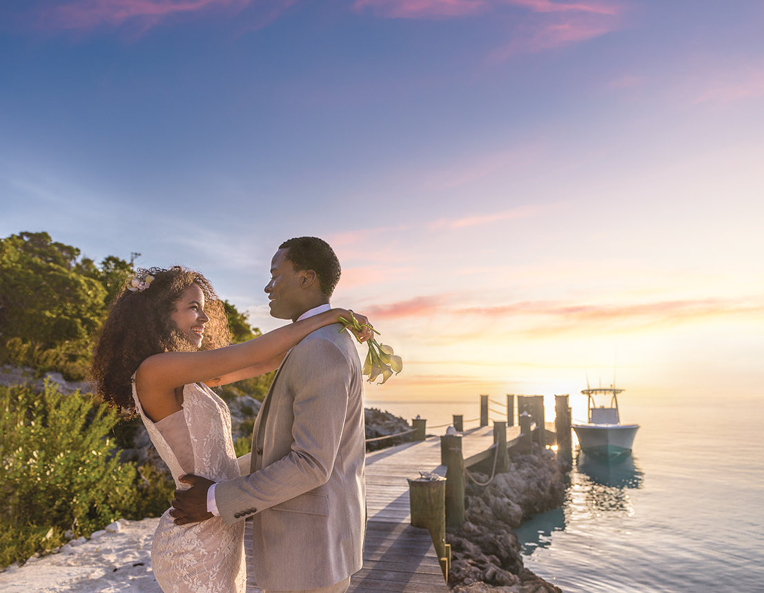 Couple getting married